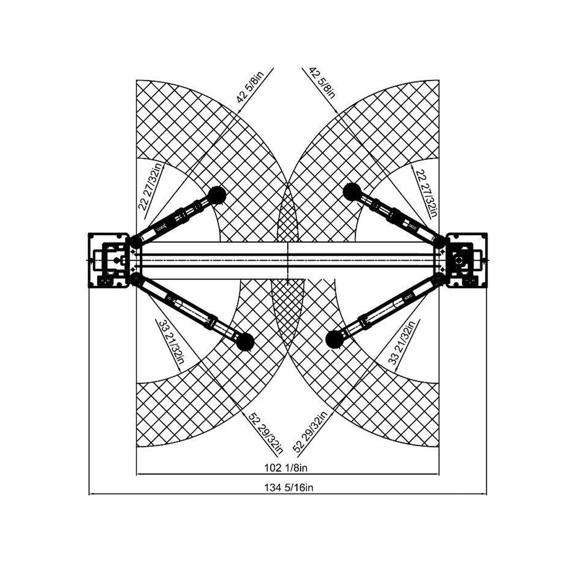 apluslift-AP-10ASY-2-post-single-release-car-lift-Diagram
