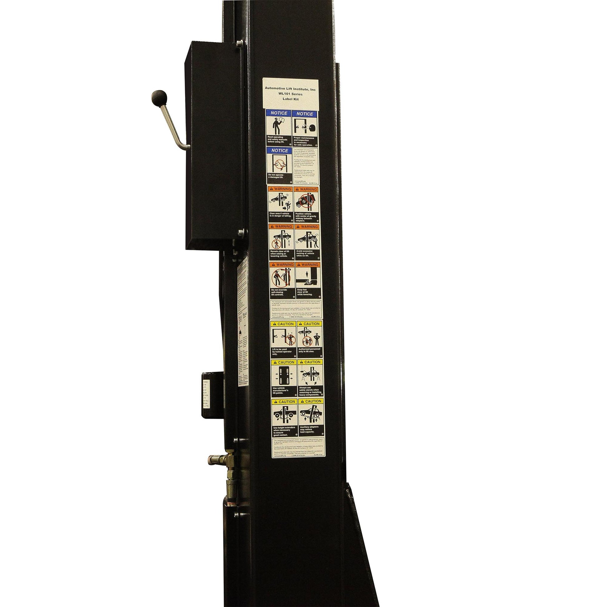 APlusLift Falcon TR-10C ALI Certified 10,000LB 2-Post Over Head Car Lift - Column