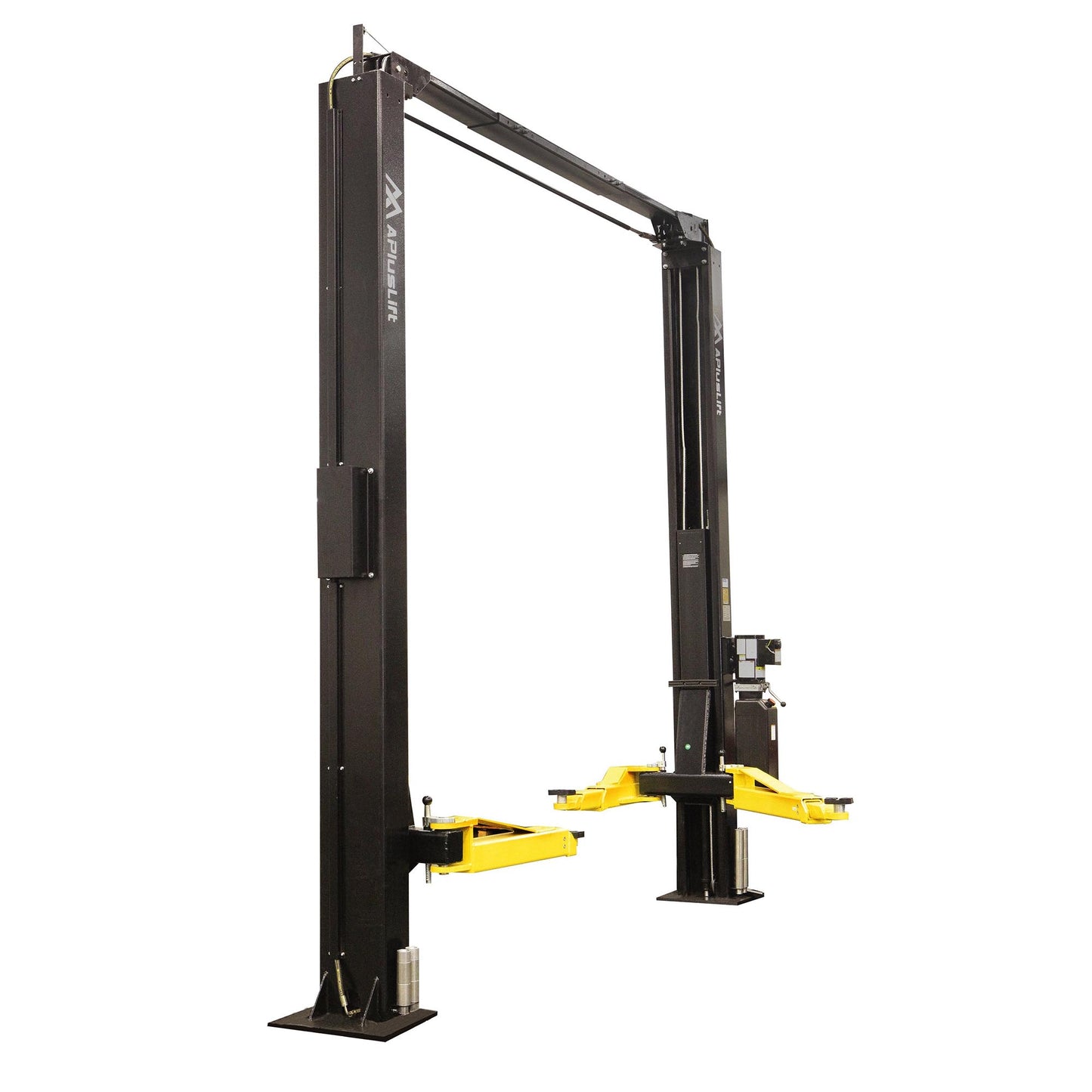 APlusLift Falcon TR-10C ALI Certified 10,000LB 2-Post Over Head Car Lift - Side View