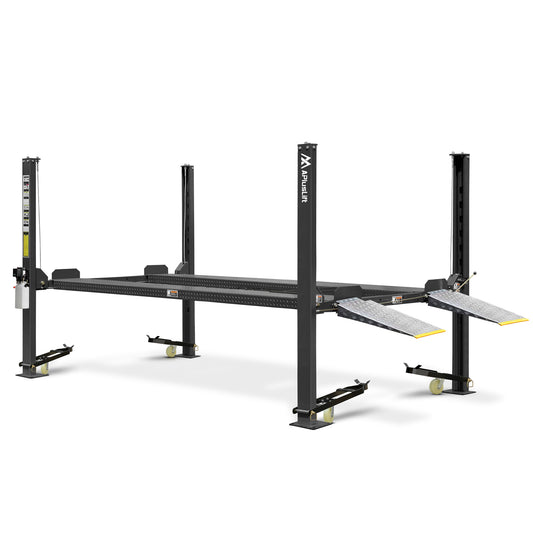 APlusLift Falcon 9000LB 4-Post Portable Parking Storage Service Car Lift - AP-9H or AP-9H-XLT