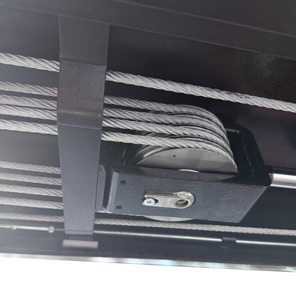 APlusLift Falcon 9000LB 4-Post Portable Parking Storage Service Car Lift - AP-9H or AP-9H-XLT