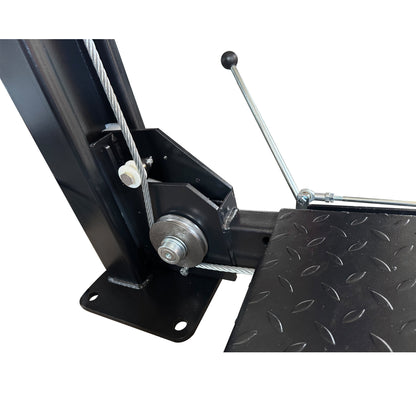 APlusLift Falcon 9000LB 4-Post Portable Parking Storage Service Car Lift - AP-9H or AP-9H-XLT