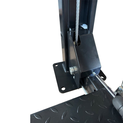 APlusLift Falcon 9000LB 4-Post Portable Parking Storage Service Car Lift - AP-9H or AP-9H-XLT