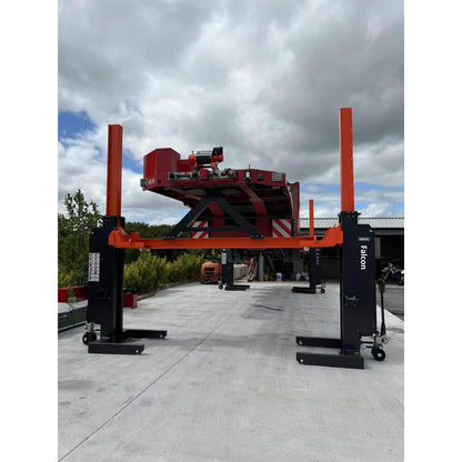 APluslift Falcon MCL-220 mobile column car lift-semi truck-front